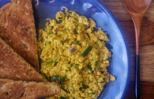 very tasty scrambled tofu