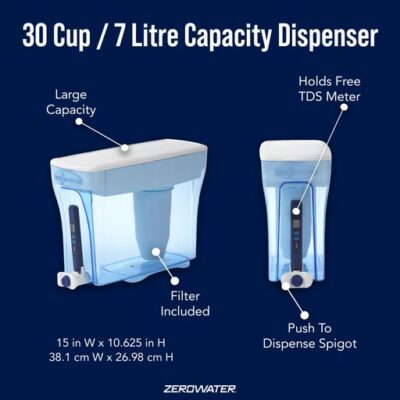 ZeroWater 7.1 Litre Dispenser, 30-Cup - Image 2