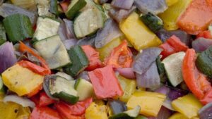 roasted vegetables salad