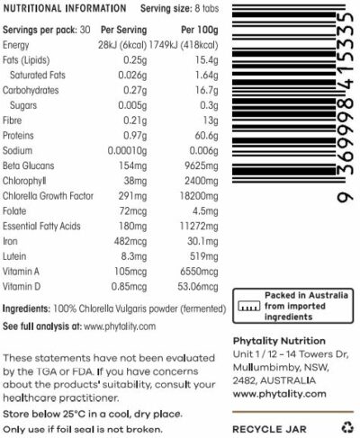 Fermented Chlorella